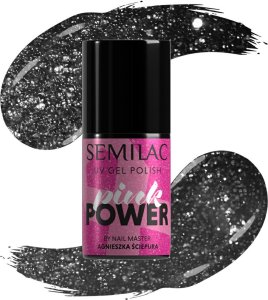 Semilac Semilac Lakier hybrydowy A 705 Black Opal 7ml 1