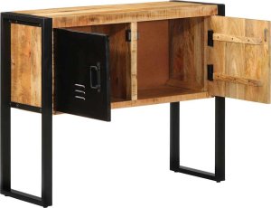 vidaXL Szafka konsolowa, 90x35x75 cm, surowe drewno mango 5