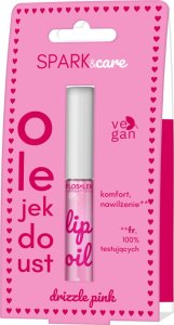 Floslek Floslek Laboratorium Spark & Care Drizzle Pink Olejek do ust, 5,5 g 1