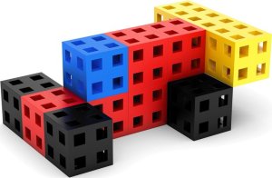 Meli Zestaw klocków konstrukcyjnych - Meli Cube 50 el. 5