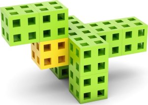 Meli Zestaw klocków konstrukcyjnych - Meli Cube 50 el. 6