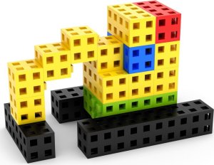 Meli Zestaw klocków konstrukcyjnych - Meli Cube 50 el. 8
