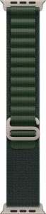 Apple Apple 49mm Dark Žalias Alpine Loop - Medium - Natural Titanium Finish 1