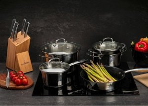 Starke pro Zestaw garnków nierdzewnych na indukcję Sintesi 10 elementów 2