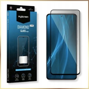 MyScreen Protector Xiaomi 14T/ 14T Pro - Szkło hartowane na lekko zaokrąglone ekrany DIAMOND GLASS LITE edge FULL GLUE 3