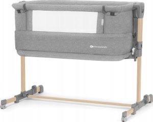 KinderKraft Kinderkraft Baby cot NESTE GROW light grey full wood KCNEGR00LGR000W 2