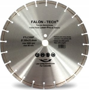 Falontech TARCZA DIAMENTOWA DO BETONU 350 x 25.4 Laser-PRO 1