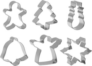 Verk Forma do pieczenia 6 sztuk foremek świąteczne do pierników zestaw stalowe Forma do pieczenia 6 sztuk foremek świąteczne do pierników zestaw stalowe 8