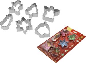 Verk Forma do pieczenia 6 sztuk foremek świąteczne do pierników zestaw stalowe Forma do pieczenia 6 sztuk foremek świąteczne do pierników zestaw stalowe 9