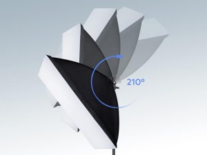 Zestaw studyjny Verk 2x 135w lampa światło soft box zestaw statyw domowe studio foto żarówka 2x 135w lampa światło soft box zestaw statyw domowe studio foto żarówka 3