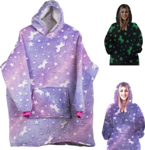 Verk Ciepła bluza koc oversize xxl 2w1 gruba futrzak Ciepła bluza koc oversize xxl 2w1 gruba futrzak 1
