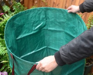 Verk Worek ogrodowy torba ogrodowa pojemnik kosz na liście trawe 120l mocny duży Worek ogrodowy torba ogrodowa pojemnik kosz na liście trawe 120l mocny duży 2