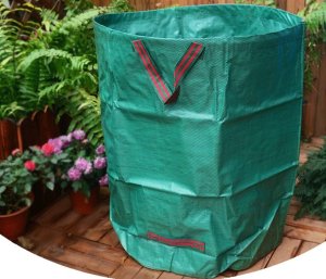 Verk Worek ogrodowy torba ogrodowa pojemnik kosz na liście trawe 120l mocny duży Worek ogrodowy torba ogrodowa pojemnik kosz na liście trawe 120l mocny duży 4