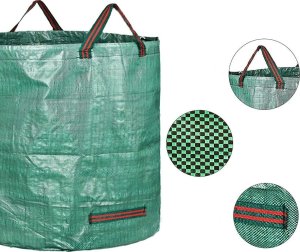 Verk Worek ogrodowy torba ogrodowa pojemnik kosz na liście trawe 120l mocny duży Worek ogrodowy torba ogrodowa pojemnik kosz na liście trawe 120l mocny duży 5