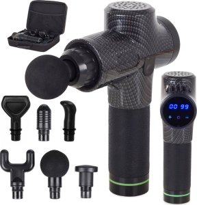 Verk Pistolet do masażu masażer do ciała mocny gun lcd Pistolet do masażu masażer do ciała mocny gun lcd 1