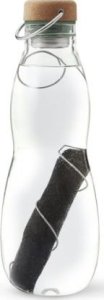Black & Blum Butelka na wodę EAU GOOD w pokrowcu, oliwkowa / BLACK+BLUM 1