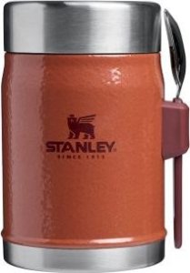 Stanley Termos obiadowy ze sztućcem Classic 0,4 L Hammertone Clay / Stanley 1