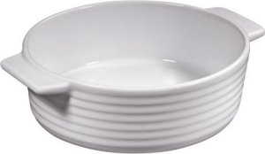 Kuchenprofi Brytfanna porcelanowa, okrągła, śred. 16 x 5 cm, 0,7 l, biała / Kuchenprofi 1