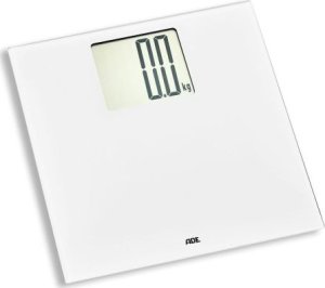 Waga łazienkowa ADE Waga łazienkowa z dużym wyświetlaczem, do 200 kg, 30 x 30 cm, biała / ADE 1