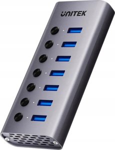 HUB USB Unitek USB A 3.0 7w1, 5Gbps z przełącznikami portów 1