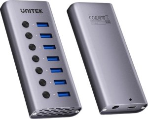 HUB USB Unitek H1314A 1x USB-C  + 7x USB-A 3.0 (H1314A01-EU) 4