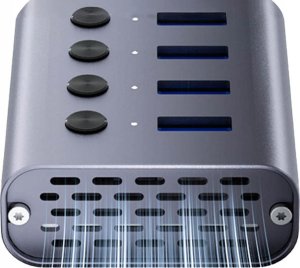 HUB USB Unitek H1314A 1x USB-C  + 7x USB-A 3.0 (H1314A01-EU) 5