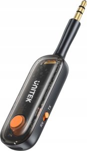 Adapter bluetooth Unitek UNITEK 2w1 Adapter Bluetooth 5.3 nadajnik/odbiornik audio zasięg 10m czarny 1