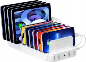 Unitek Unitek Stacja ładująca 10xUSB 2.4A 60W biała 4