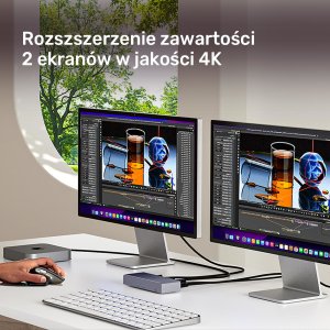 Unitek Rozgałęźnik sygnału HDMI 1 IN-2 OUT 4K 9