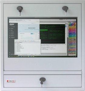 Techly Techly ICRLIM10W stojak 1U Szafa wisząca Biały 4