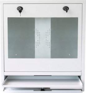Techly Techly ICRLIM10W stojak 1U Szafa wisząca Biały 7