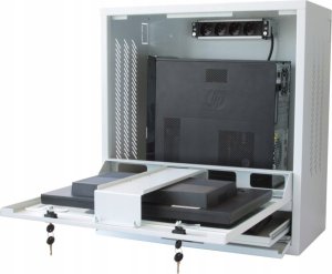 Techly Techly ICRLIM10W stojak 1U Szafa wisząca Biały 8