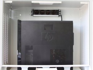 Techly Techly ICRLIM10W stojak 1U Szafa wisząca Biały 9
