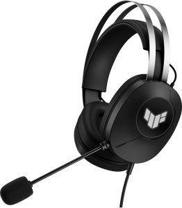Słuchawki Asus TUF Gaming H1 Gen II Czarne (90YH044B-BHUA00) 1