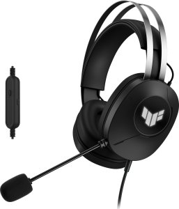 Słuchawki Asus TUF Gaming H1 Gen II Czarne (90YH044B-BHUA00) 8