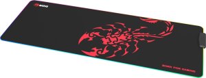 Podkładka Marvo RGB Podkładka pod mysz, SCORP XL, czarna, 800 x 300 mm, 4 mm, Marvo, Hub USB 5