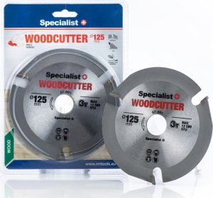 Specialist+ cutting disc WOOD CUTTER, 125 x 22 mm 1