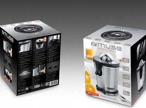 Wyciskarka do cytrusów Muse WYCISKARKA DO CYTRUSÓW MS-10CP MUSE 160W INOX 5