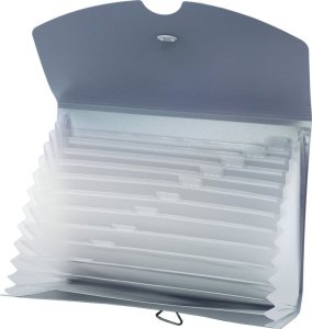 Biurfol Teczka harmonijkowa składana organizer z gumką A4 13 przegródek BIURFOL 3