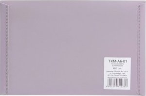 Biurfol Teczka kopertowa koperta na zatrzask A6 PP różowa soft touch BIURFOL 2