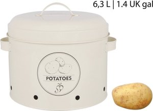 Esschert Design Pojemnik kuchenny z wentylacją na ziemniaki Puszka 1
