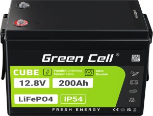Green Cell Green Cell CUBE Akumulator LiFePO4 200Ah 12.8V 2560Wh Litowo-Żelazowo-Fosforanowy do Kampera, Paneli solarnych, Foodtrucka 7