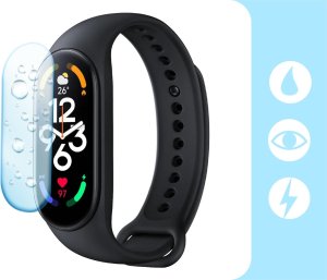 Hello Case Szkło Hybrydowe do Xiaomi Mi Band 7 (Szybka, Szkiełko, Ochronne, Odporne) 2