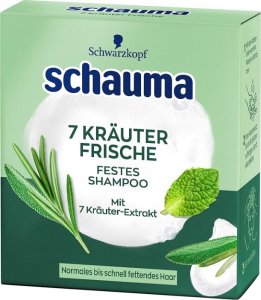Schauma (DE) Schauma, 7 Ziół Szampon w kostce, 60g  (PRODUKT Z NIEMIEC) 1