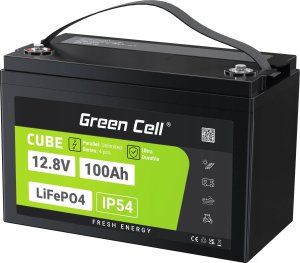 Green Cell Green Cell CUBE Akumulator LiFePO4 100Ah 12.8V 1280Wh Litowo-Żelazowo-Fosforanowy do Fotowoltaiki, Przyczep kempingowych, Łodzi 3