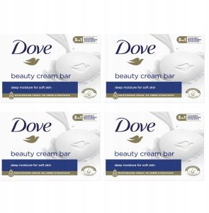 Dove  Dove, Beauty, Kremowe mydło, 4x 90g 4