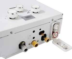 Przepływowy podgrzewacz wody Heckermann Gazowy podgrzewacz wody gazowy Heckermann JSD-HB01 6L NG Biały 5