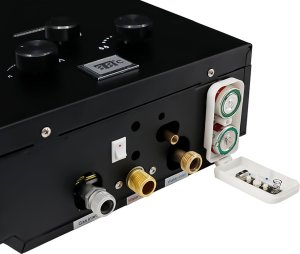 Piec gazowy Heckermann Gazowy podgrzewacz wody gazowy Heckermann JSD-HB01 6L NG Czarny 5