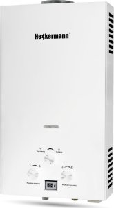 Przepływowy podgrzewacz wody Heckermann Gazowy podgrzewacz wody gazowy JSD-HB05 18L LPG Biały 2