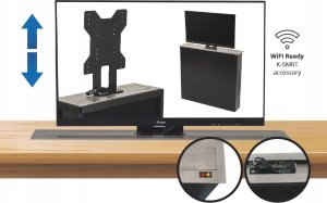 Sabaj Podnośnik do monitora 23 do biurka na blat INOX - M-3 Eco* Inx 11